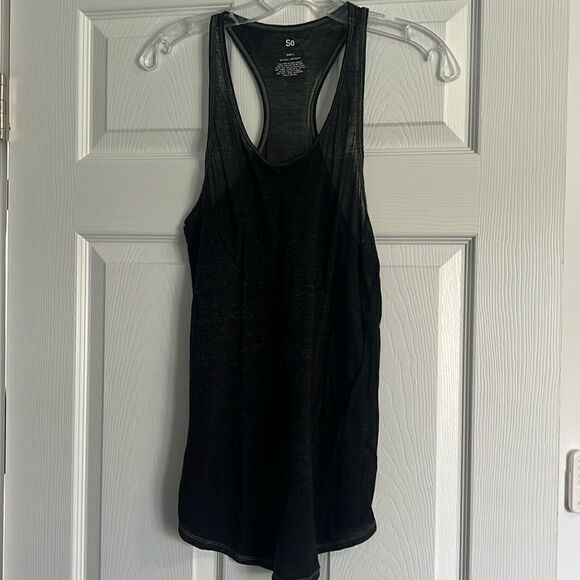Gray Tank Top - Excellent Condition - Worn Once - Size Small - Almost Sheer Tank - Picture 1 of 4